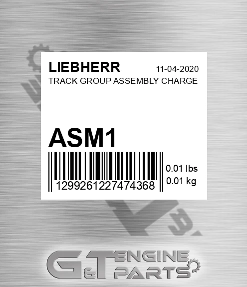 ASM1 Track Group Assembly Charge