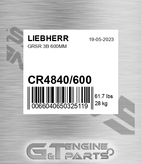 CR4840/600 Grsr 3b 600mm