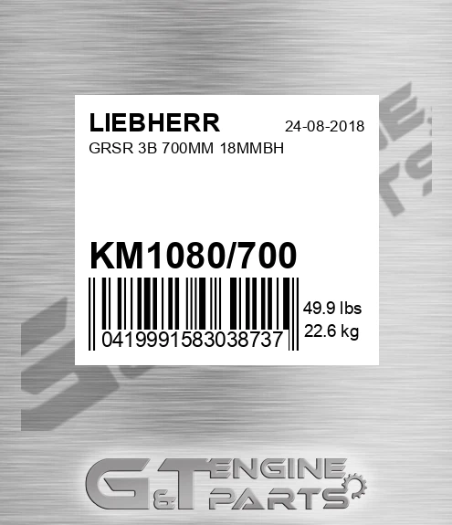 KM1080/700 Grsr 3b 700mm 18mmbh