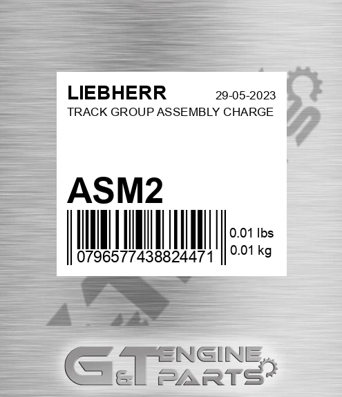 ASM2 LIEBHERR Track Group Assembly Charge