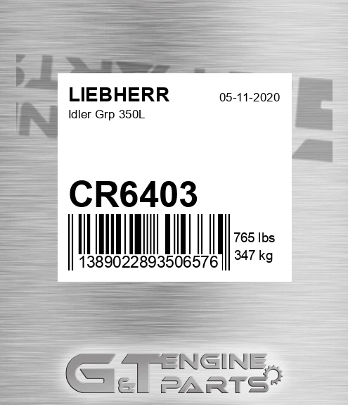 CR6403 Idler Grp 350l