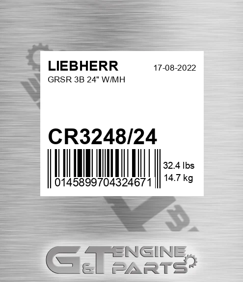 CR3248/24 Grsr 3b 24" W/mh