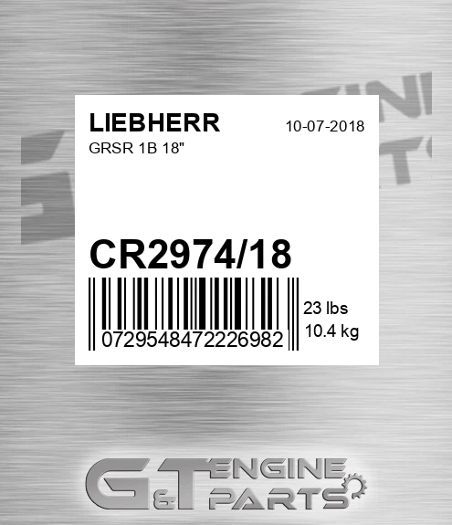 CR2974/18 Grsr 1b 18"