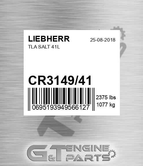 CR3149/41 Tla Salt 41l