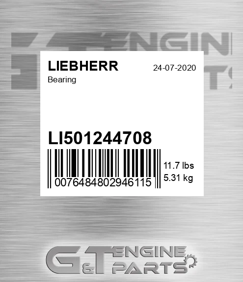 LI501244708 Bearing for LIEBHERR