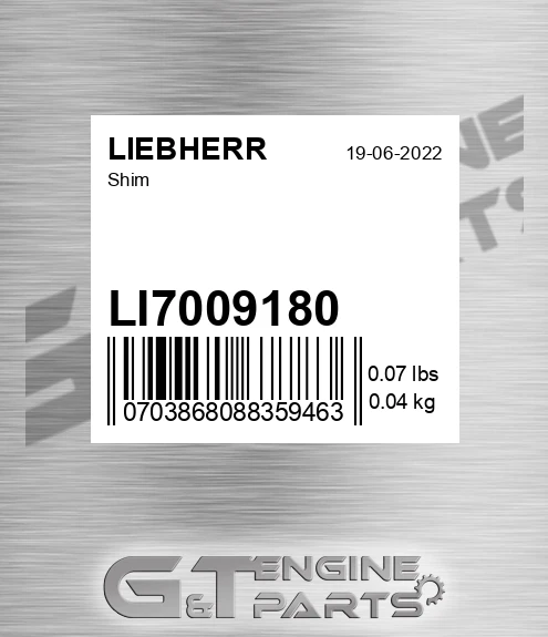 LI7009180 Shim