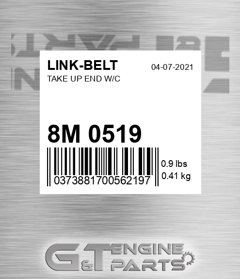 8M 0519 Take Up End W/c