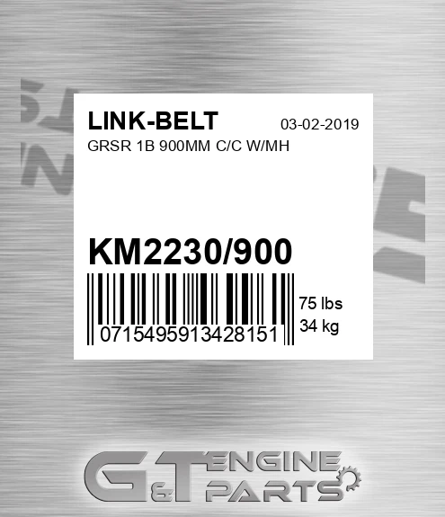 KM2230/900 Grsr 1b 900mm C/c W/mh