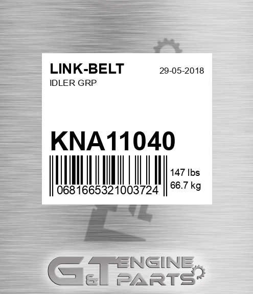 KNA11040 Idler Grp