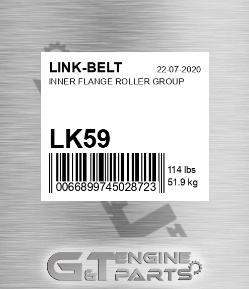 LK59 Inner Flange Roller Group