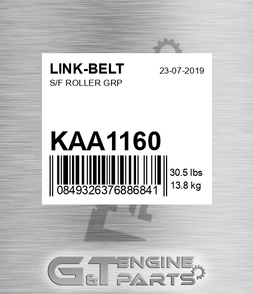 KAA1160 S/f Roller Grp