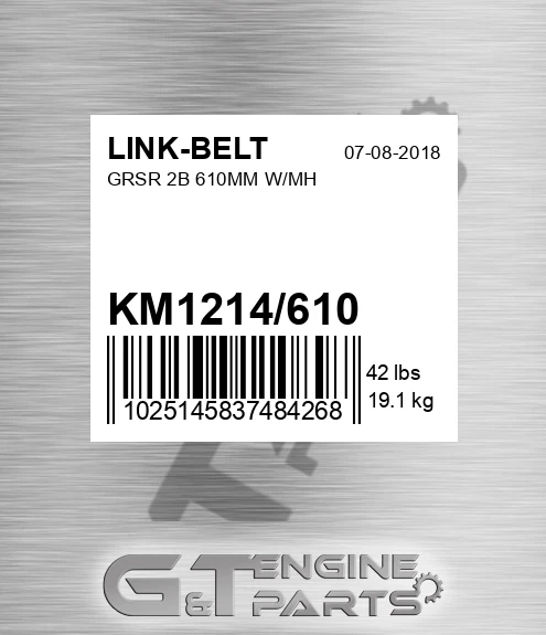 KM1214/610 Grsr 2b 610mm W/mh