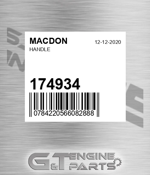 174934 MACDON Handle