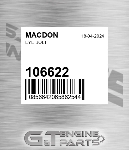106622 MACDON Eye Bolt