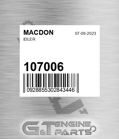 107006 Idler