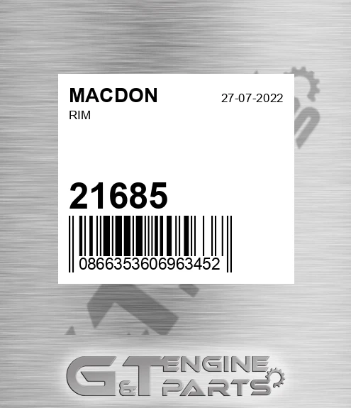 21685 MACDON Rim