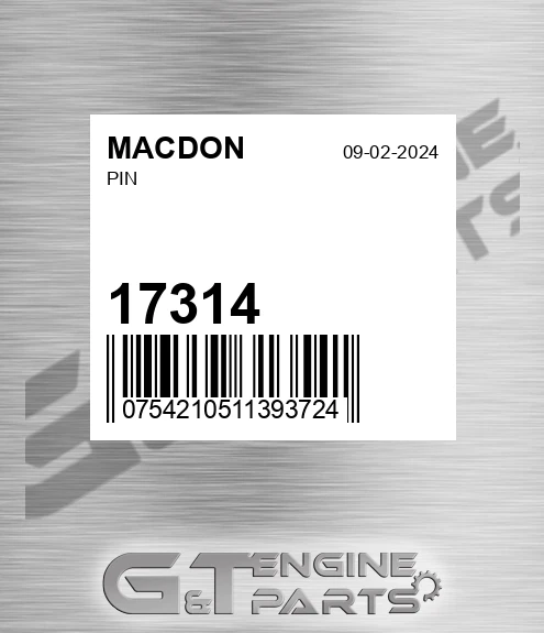 17314 MACDON Pin