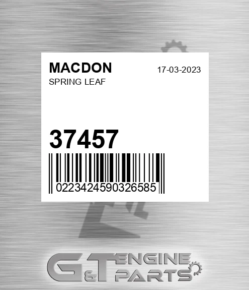 37457 MACDON Spring Leaf