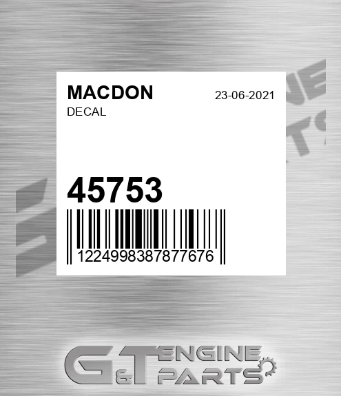 45753 Decal