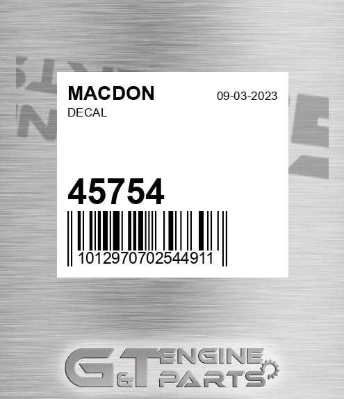 45754 Decal