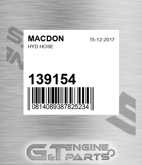 139154 Hyd Hose