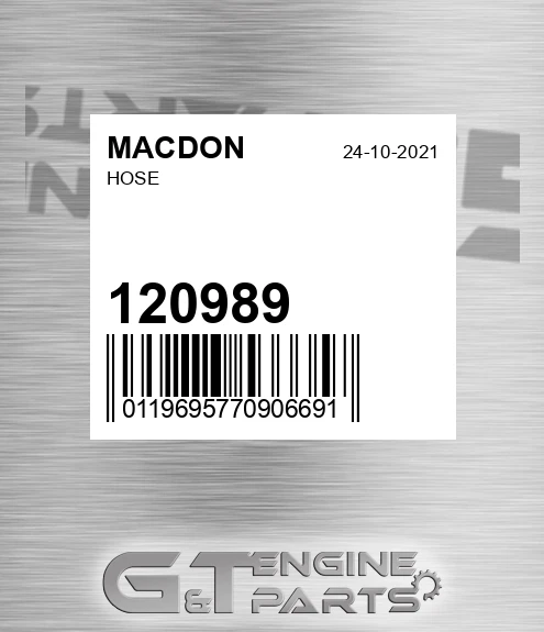 120989 MACDON Hose