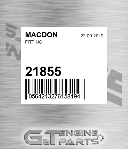 21855 MACDON Fitting