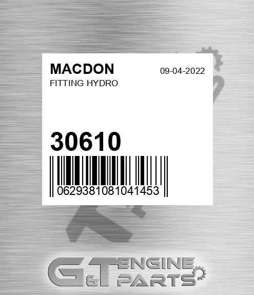 30610 Fitting Hydro