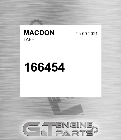 166454 Label