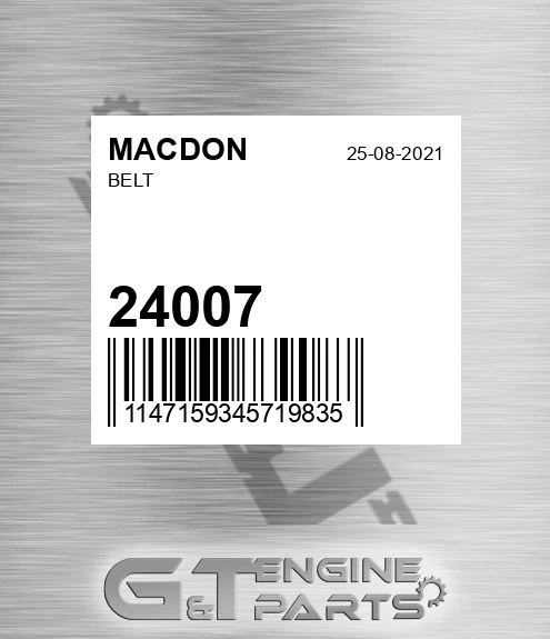 24007 MACDON Belt
