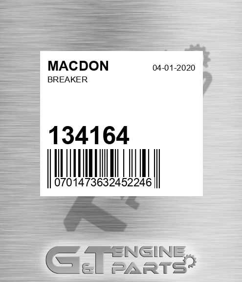 134164 MACDON Breaker
