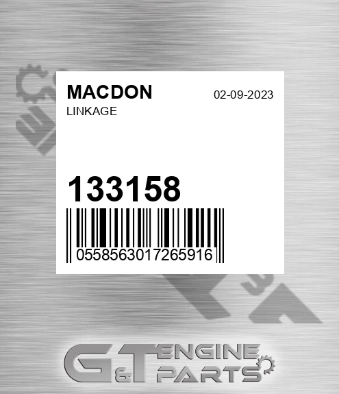 133158 MACDON Linkage