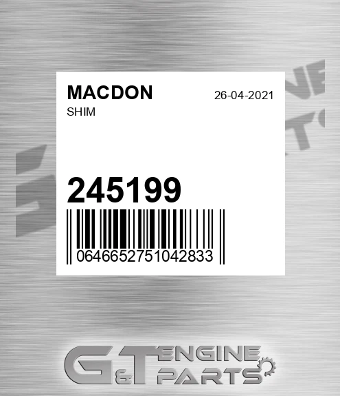 245199 MACDON Shim