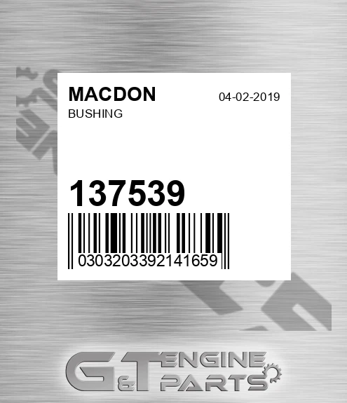137539 Bushing