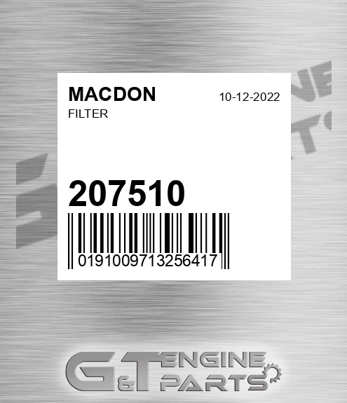 207510 MACDON Filter