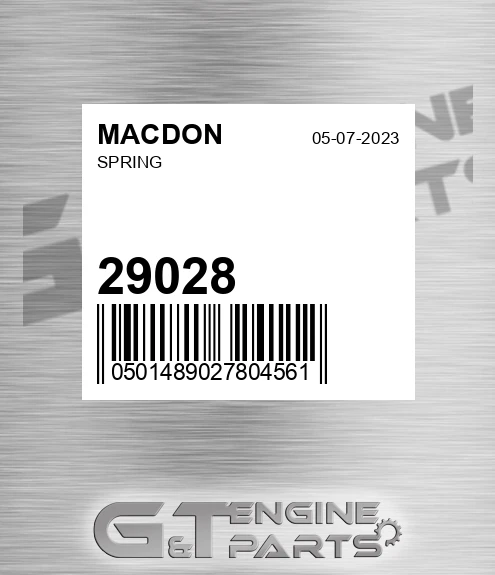 29028 Spring
