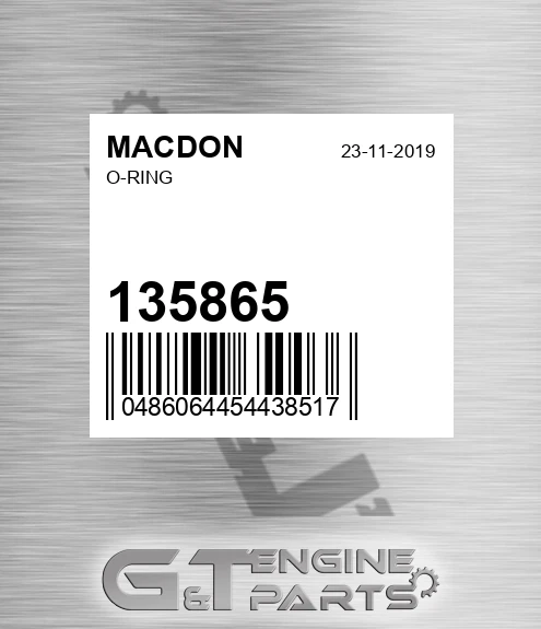 135865 O-ring