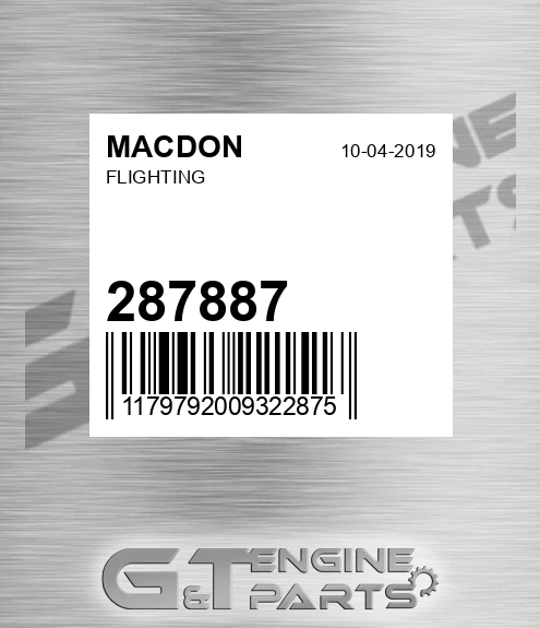 287887 MACDON Flighting
