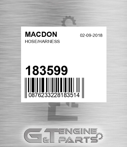 183599 MACDON Hose/harness