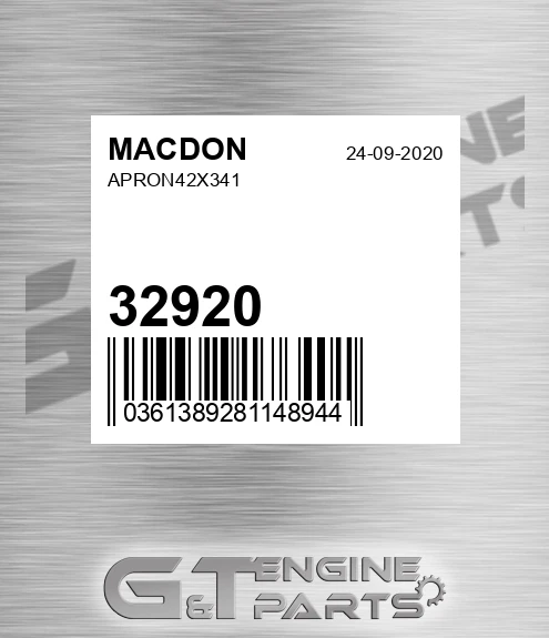 32920 MACDON Apron42x341