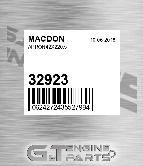 32923 MACDON Apron42x220.5