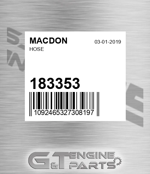 183353 MACDON Hose