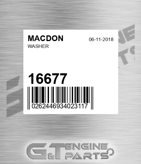 16677 Washer
