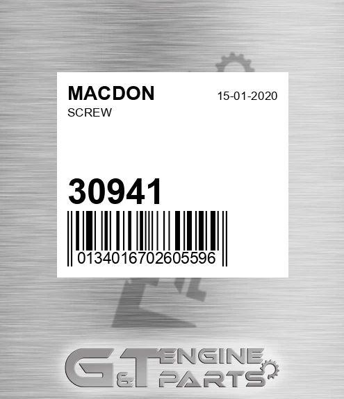 30941 MACDON Screw