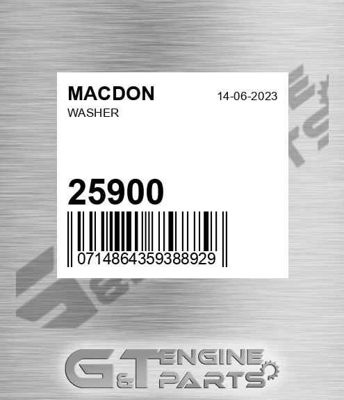 25900 Washer