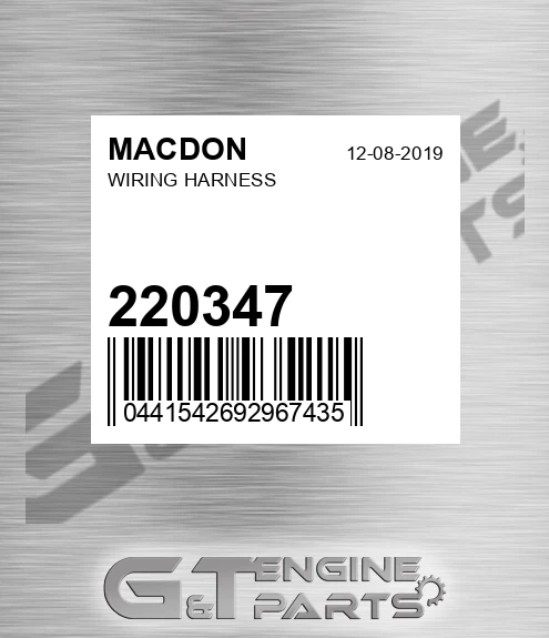 220347 MACDON Wiring Harness