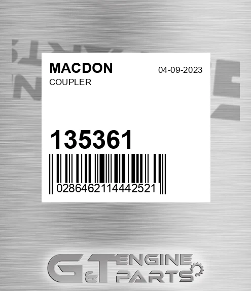 135361 MACDON Coupler