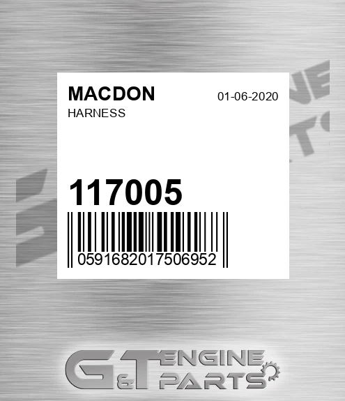 117005 MACDON Harness