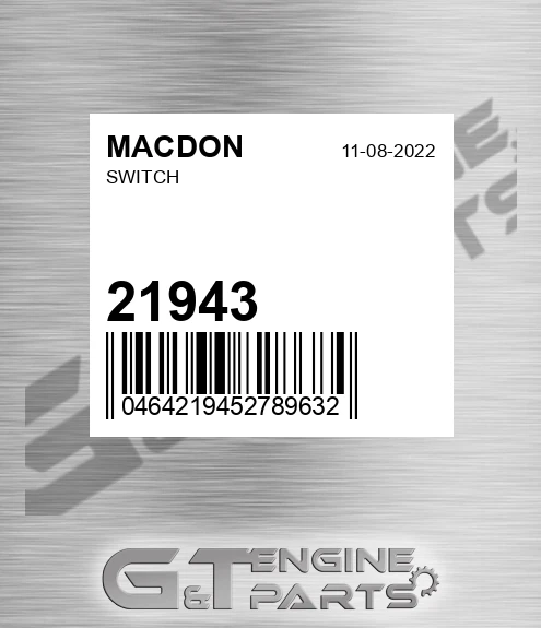 21943 Switch for MACDON