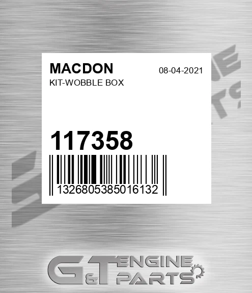 117358 MACDON Kit-wobble Box